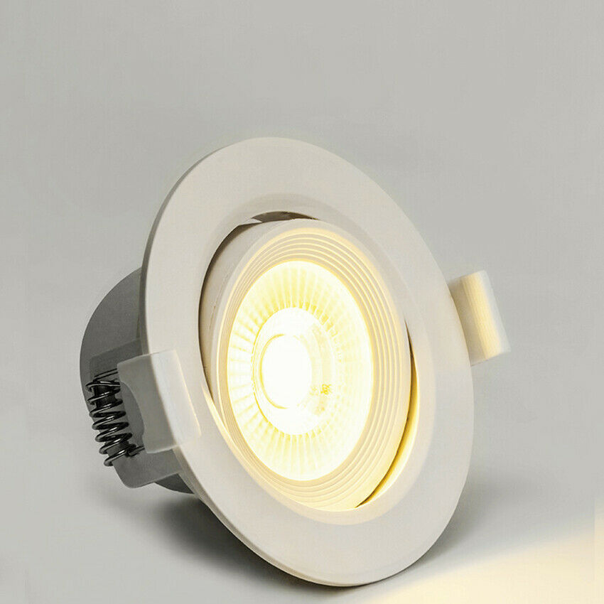 Modern New LED Adjustable Tilt Angle Downlight Recessed Round Spotlight