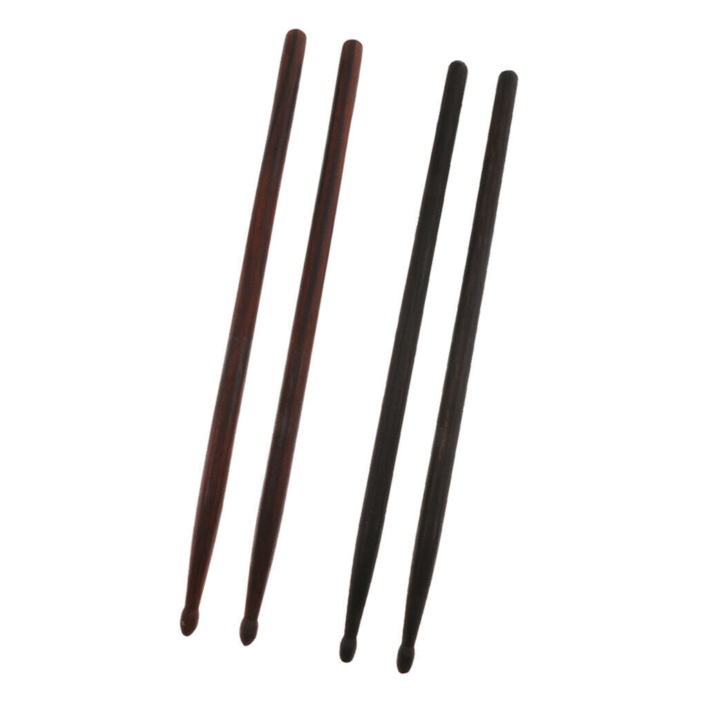 Durable 1 Pair Drum Drumsticks Mallet Drum Parts Coffee