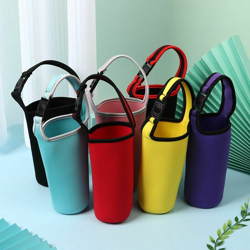 Tote Bag Carrier Portable Mug Holder Beverage Bag Water Bottle Bag Cup Sleeve
