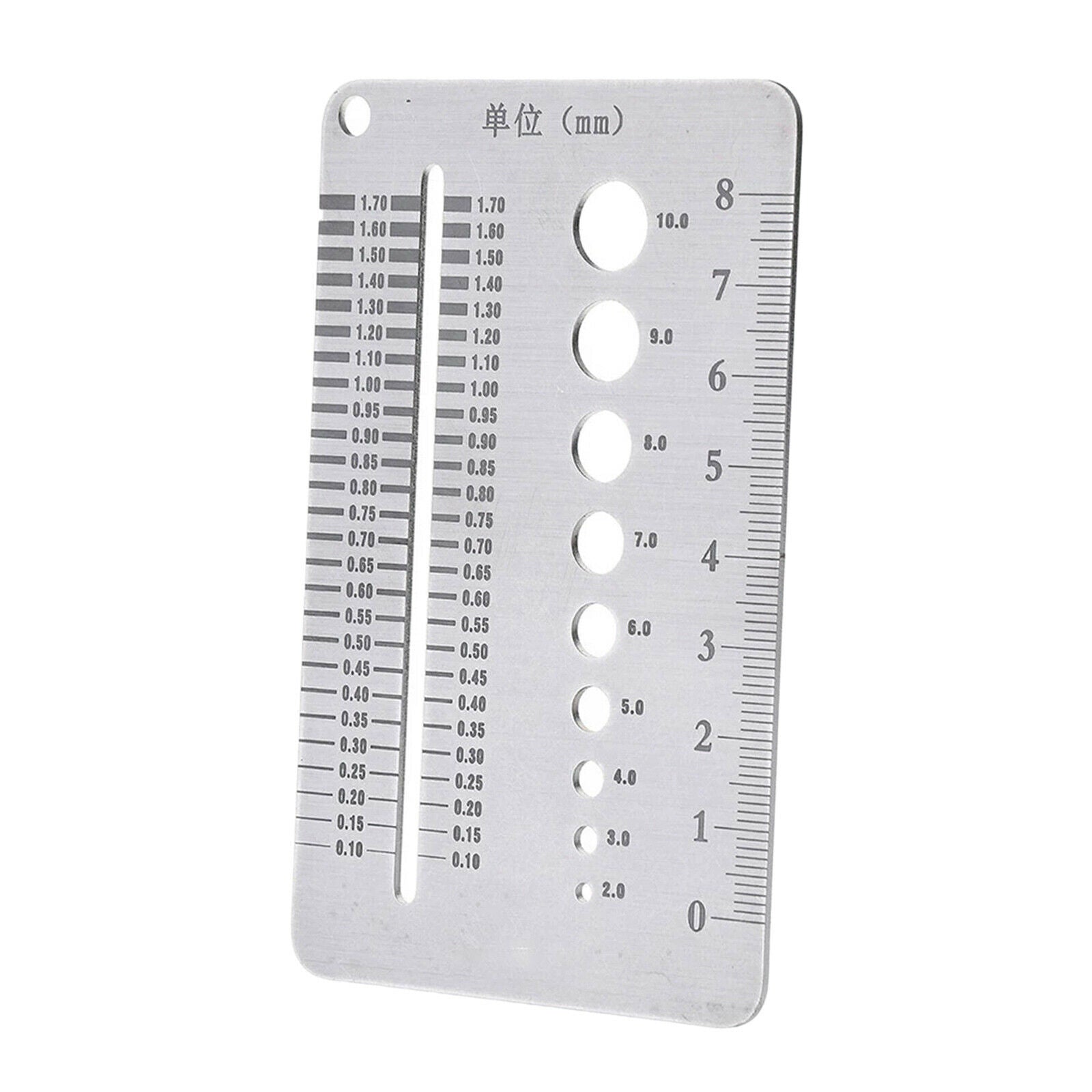 Bolt Nut Screw Gauge Plate Diameter Measuring Gauge Checker Marking Tools