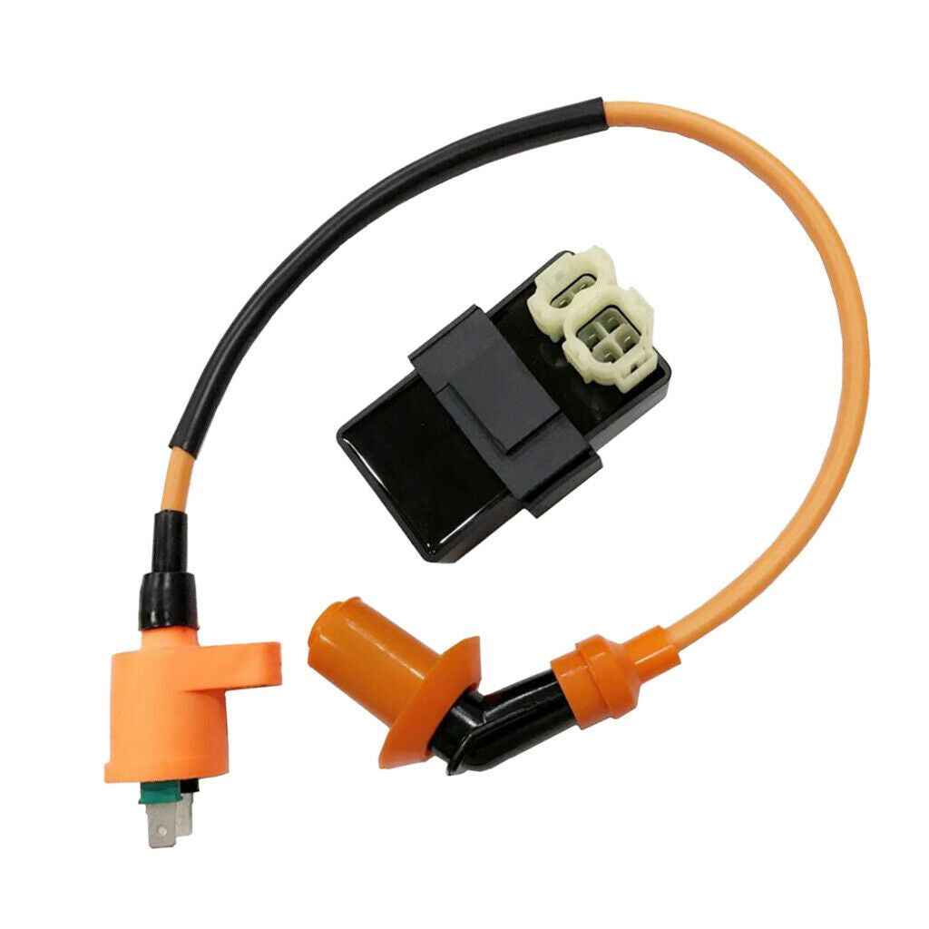 Racing Performance Ignition Coil 6 pin CDI Box 50cc 125cc 150cc Engine Moped