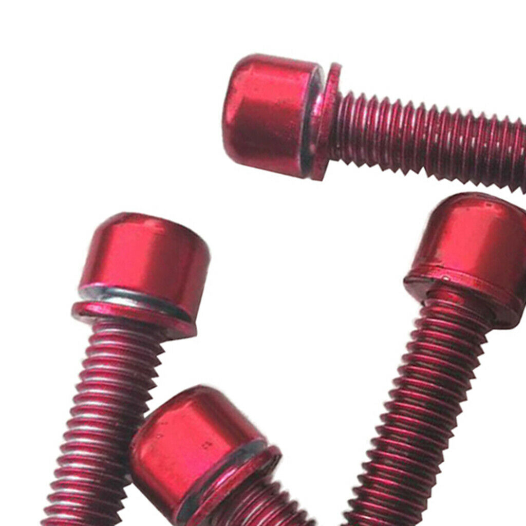 24pcs Hex Socket Screws M5x18 Handlebar Stem Water Bottle Cage Holder Accs