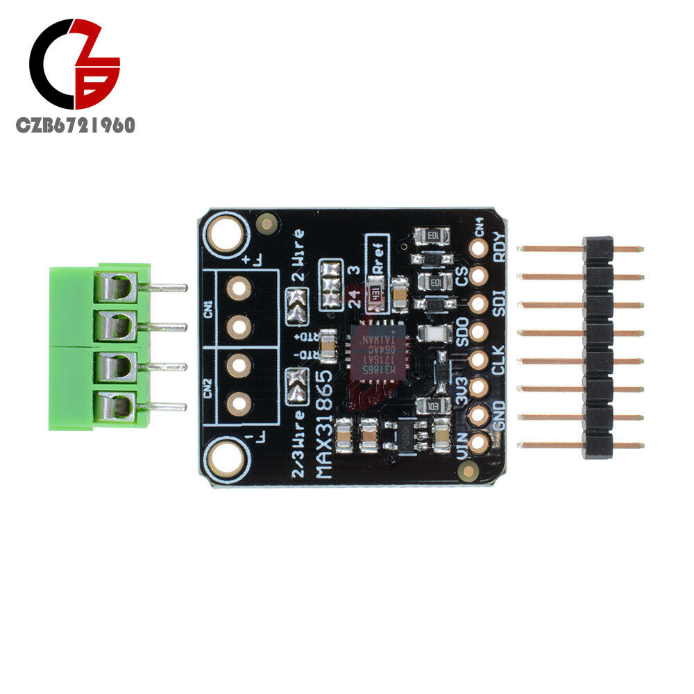 2PCS MAX31865 RTD PT100/1000 Temperature Thermocouple Sensor Amplifier Board