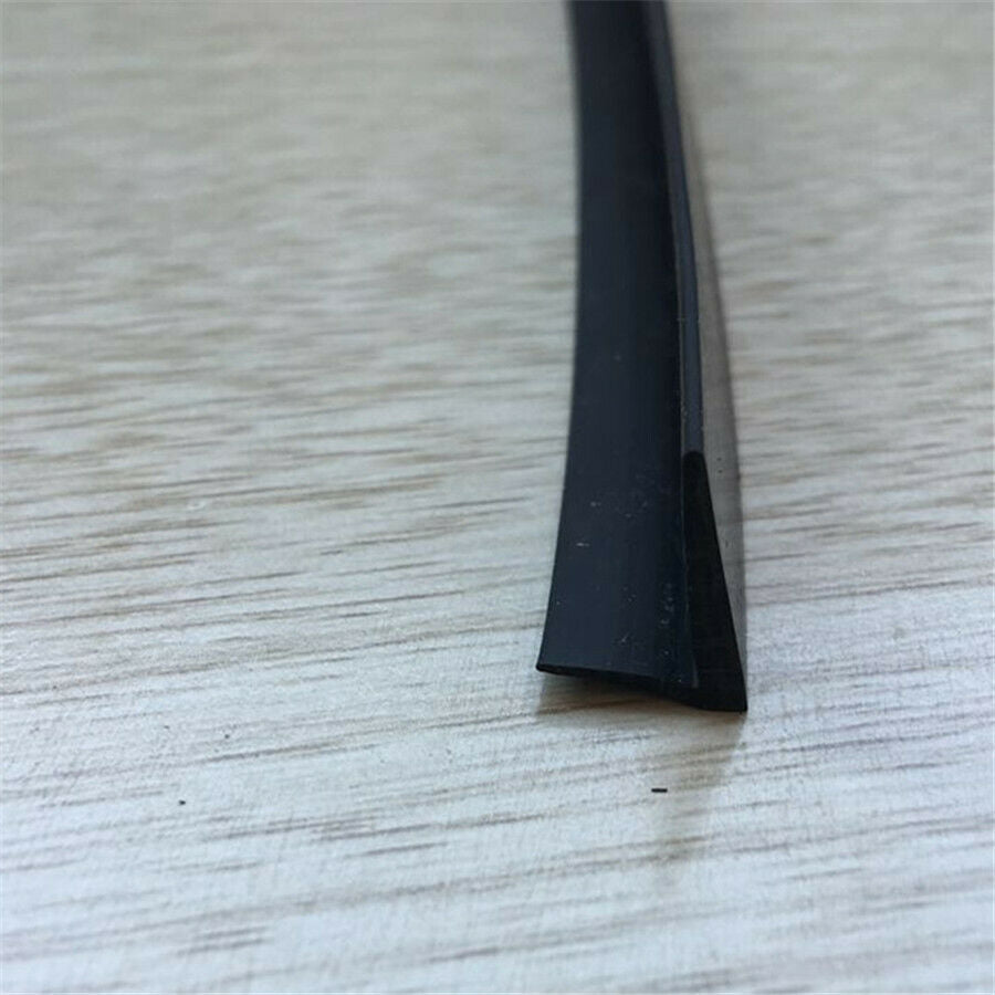4M Black Rubber Sealed Strip Car Front Rear Side Window Edge Trim Weatherstrip