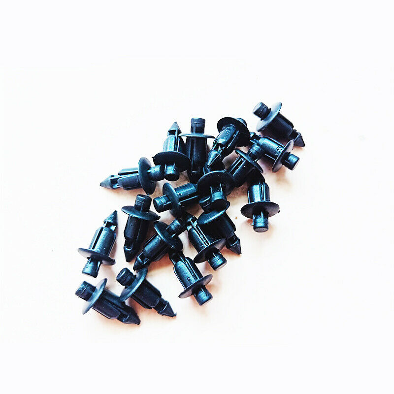 80PCS Motorcycle ATV Nylon Fairing Bolt Bodywork Push Pry Rivets Pin Kit Set