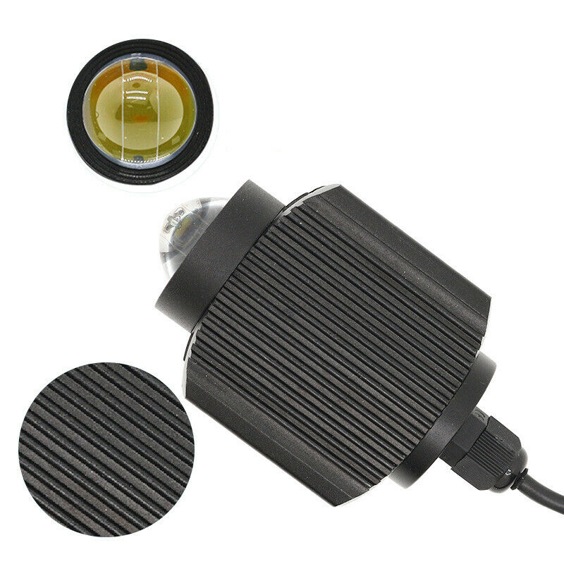 1PCS LED Car Motorcycle Bikes U7 Lens Two-color Spotlight Lamp 6000K Waterproof