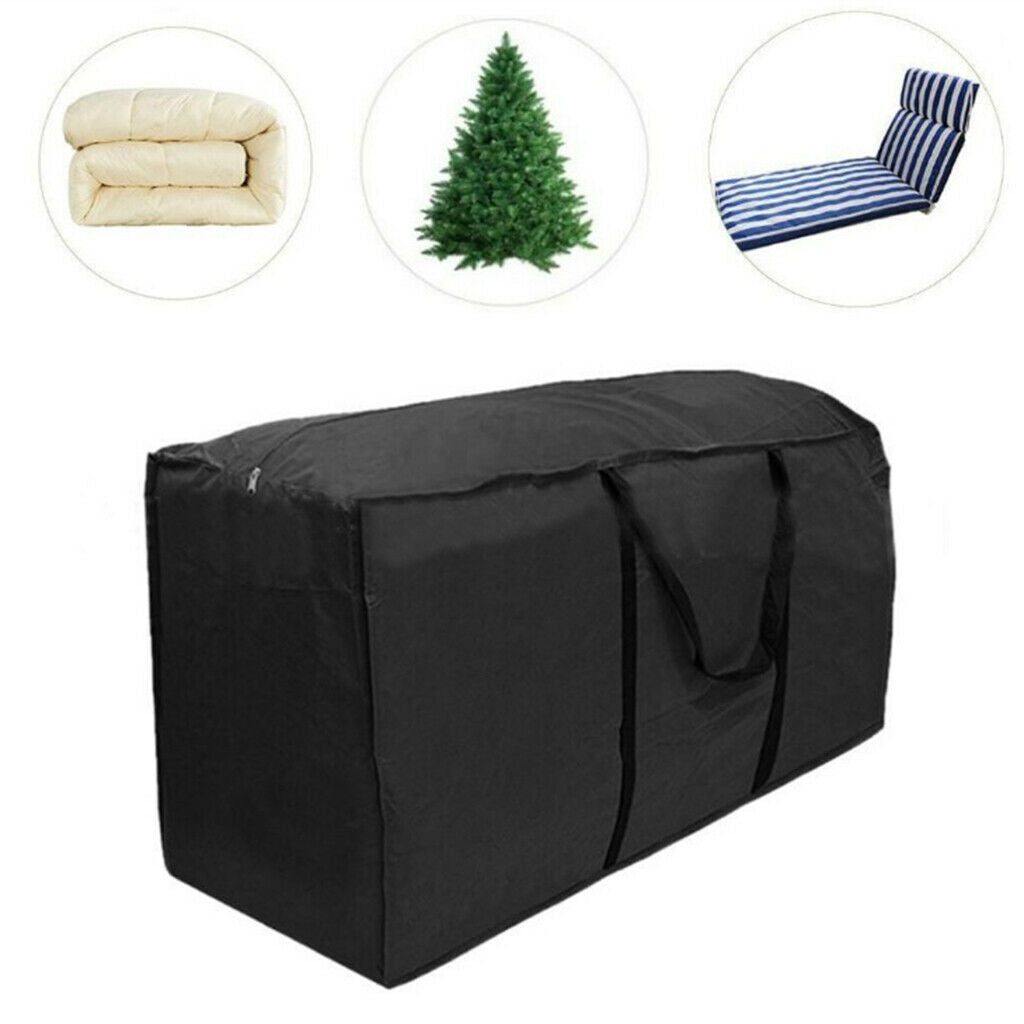 Chrismas Storage Case Home Moving Zip Tote Bag with Handles 116x47x51cm