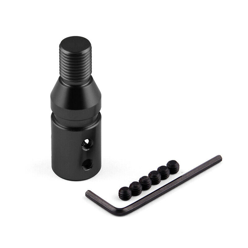 Car Aluminum Auto Gear Shifter Thread Converter Gear Lever Adapter 12 x 1.25 Kit