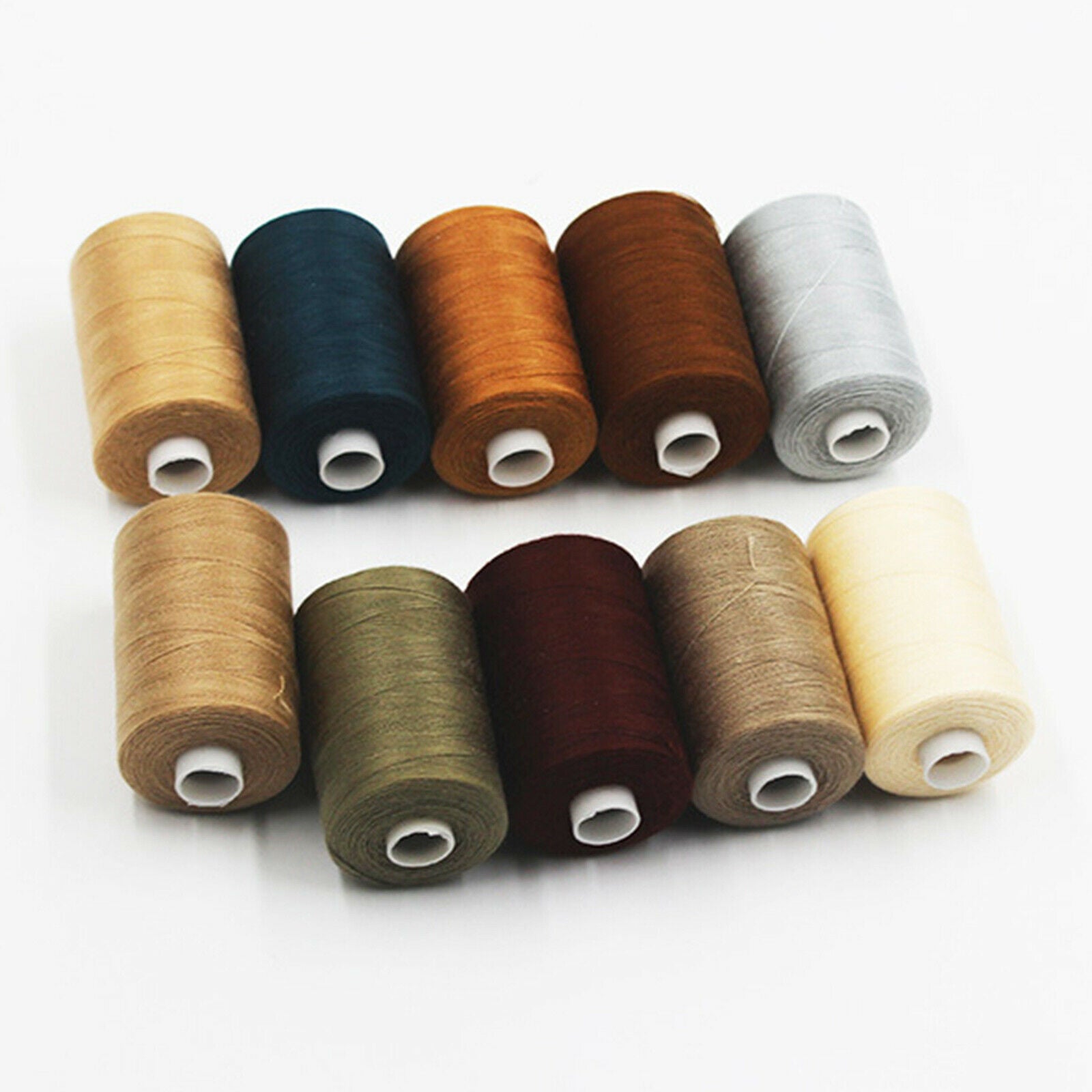 10 Spools Quilting Thread Polyester Sewing Thread for Needlepoint Overlock