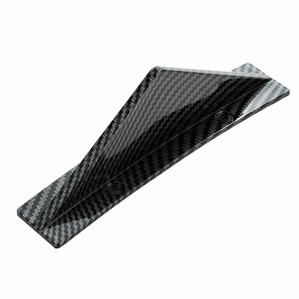 4X Universal Carbon Fiber Car Bumper Diffuser Fin Spoiler Lip Wing Splitter Hot