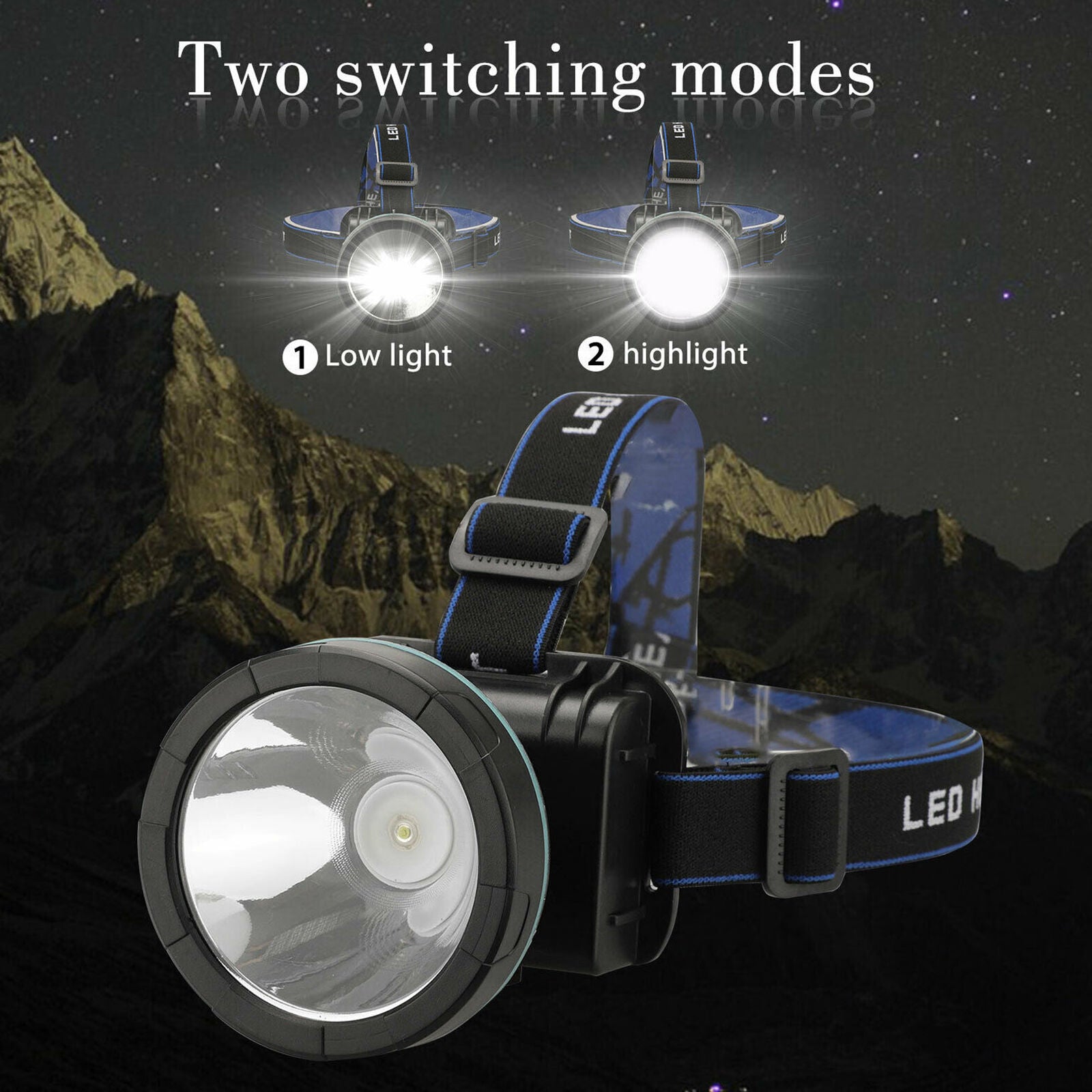 Rechargeable Camping Fish Super Bright T6 LED Headlamp Headlight Head Torch Lamp