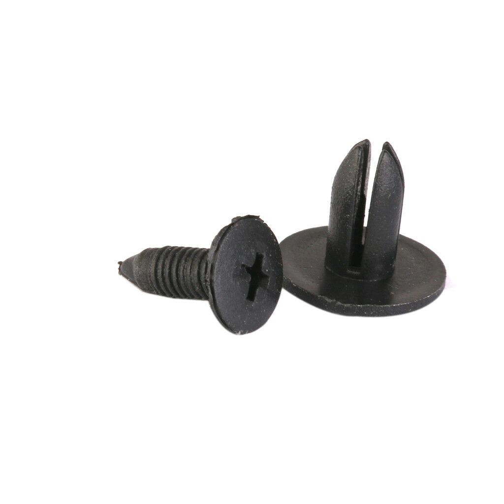 30x Nylon Screw Door Trim Panel Fastener Retainers Clips Fit GM 90467-06017