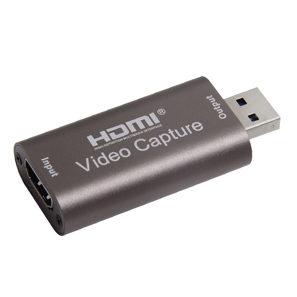 to USB 2.0 Video Capture Card Dongle HD Video Live Streaming/Game New