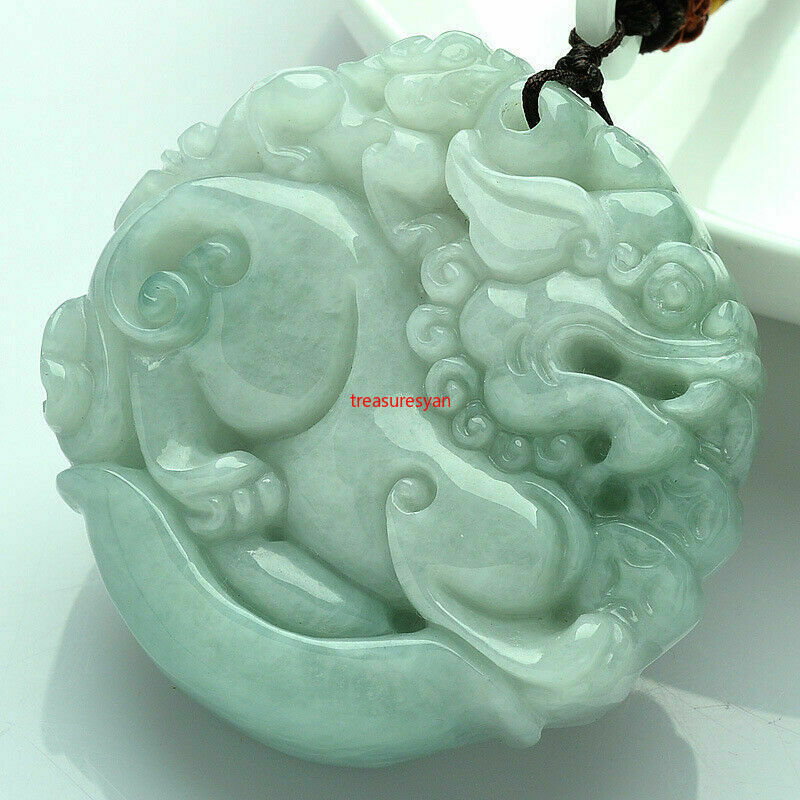 Certified Natural Jadeite Necklace Sweater Chain Pendant Maitreya Pixiu å‰ç¥¥è²”è²…