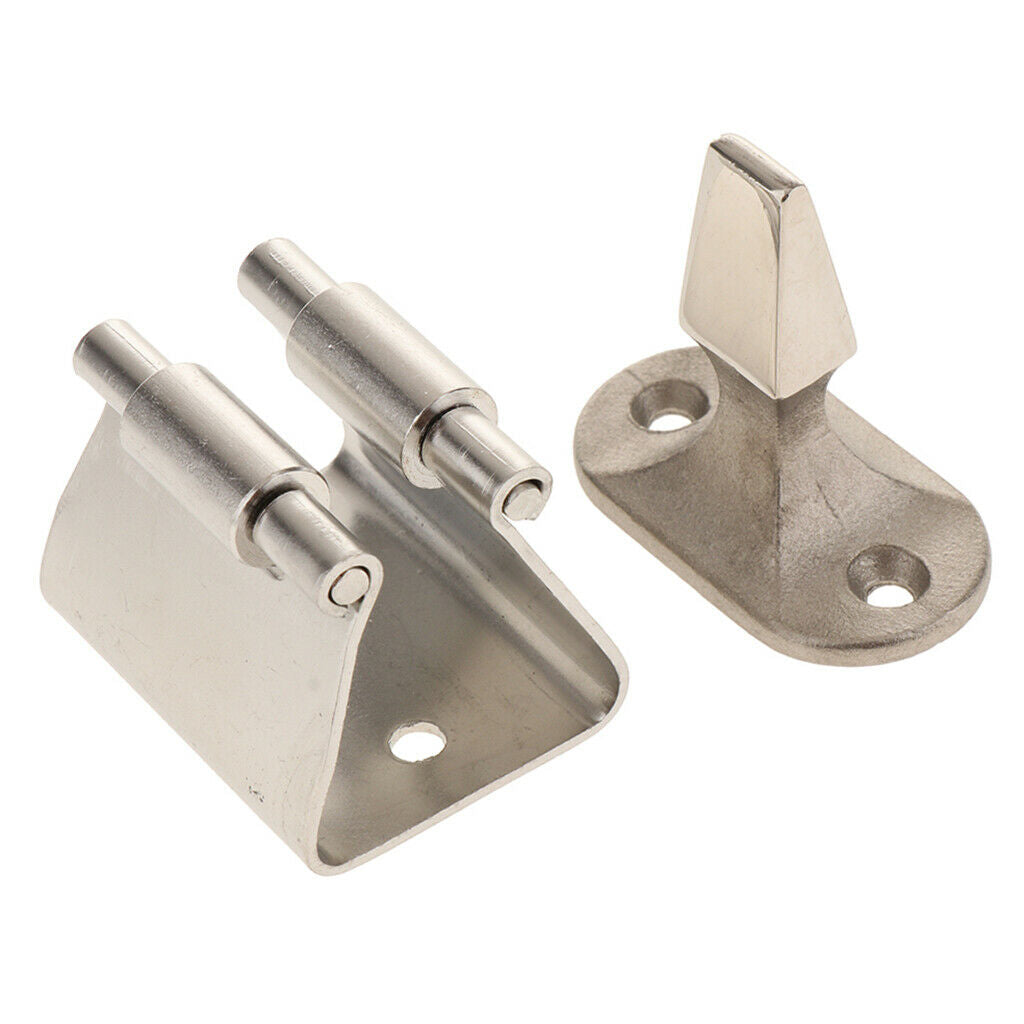 1x Heavy Duty Boat Door Latch -  Marine Gate Stop Catch & Holder - 304 Stainless
