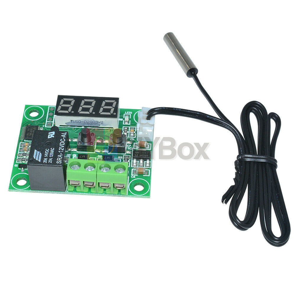 -50-110°C W1209 Digital thermostat Temperature Control Switch 12V + sensor