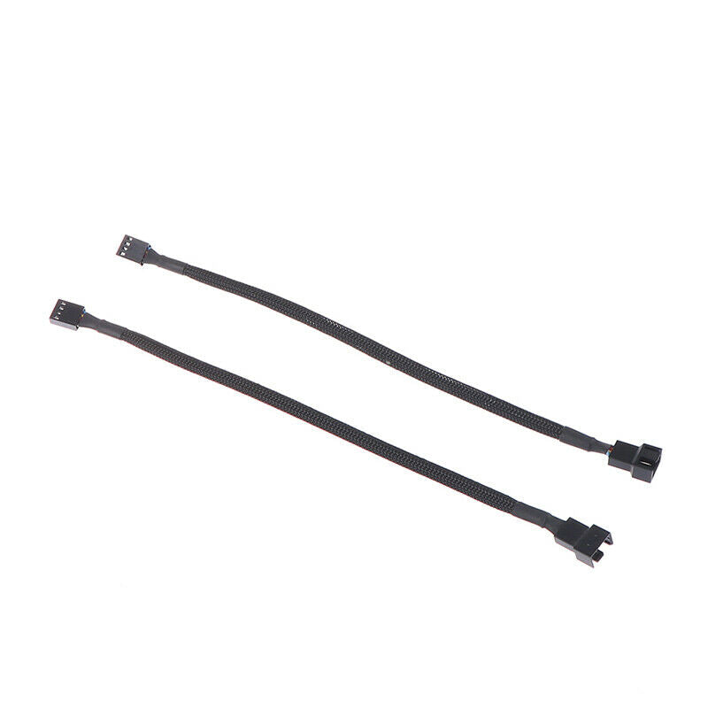 2pcs 4 Pin PWM Connector Case Fan Extension Power Cable for Compure C.l8