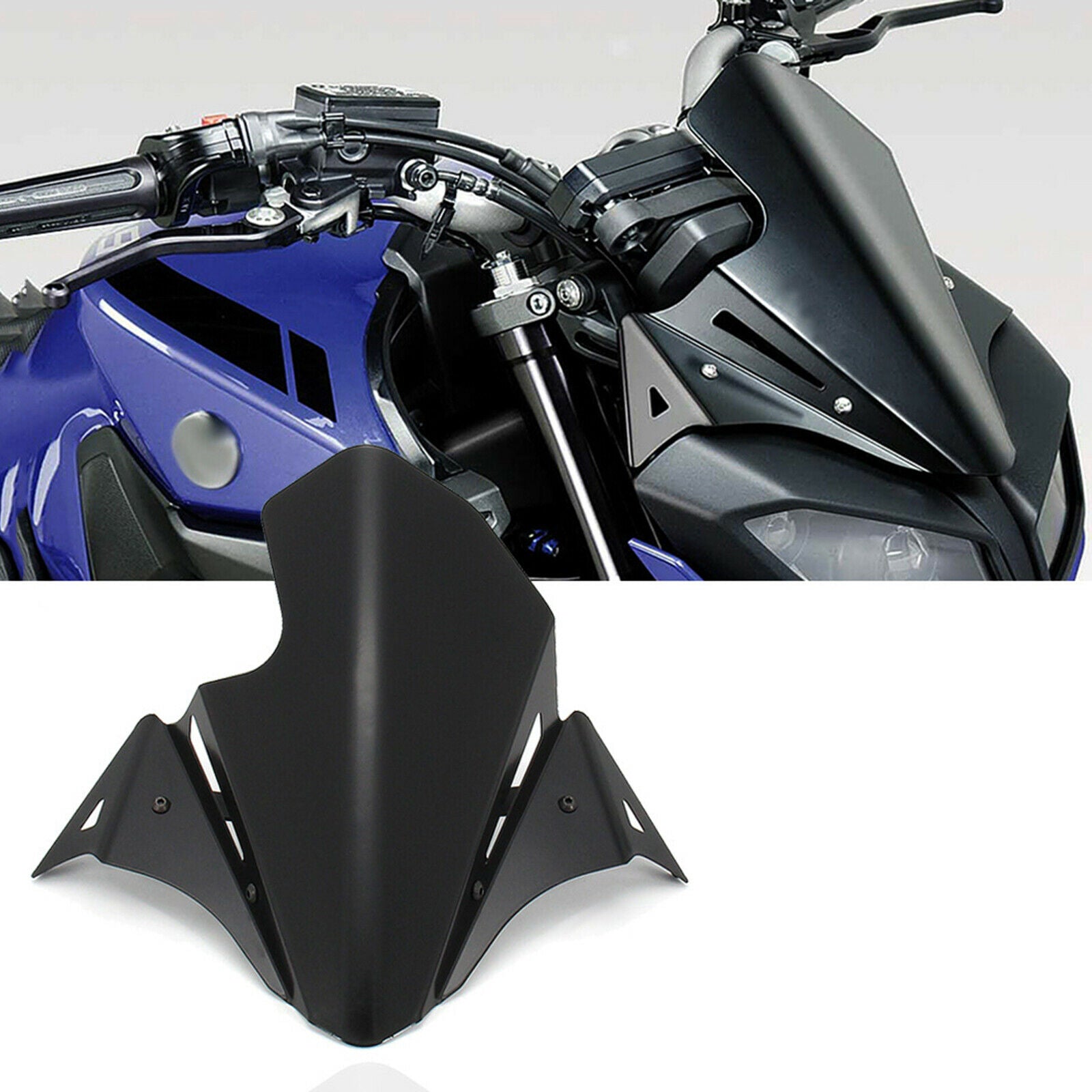 Wind deflector motorcycle windshield for Yamaha FZ07 2014-2020