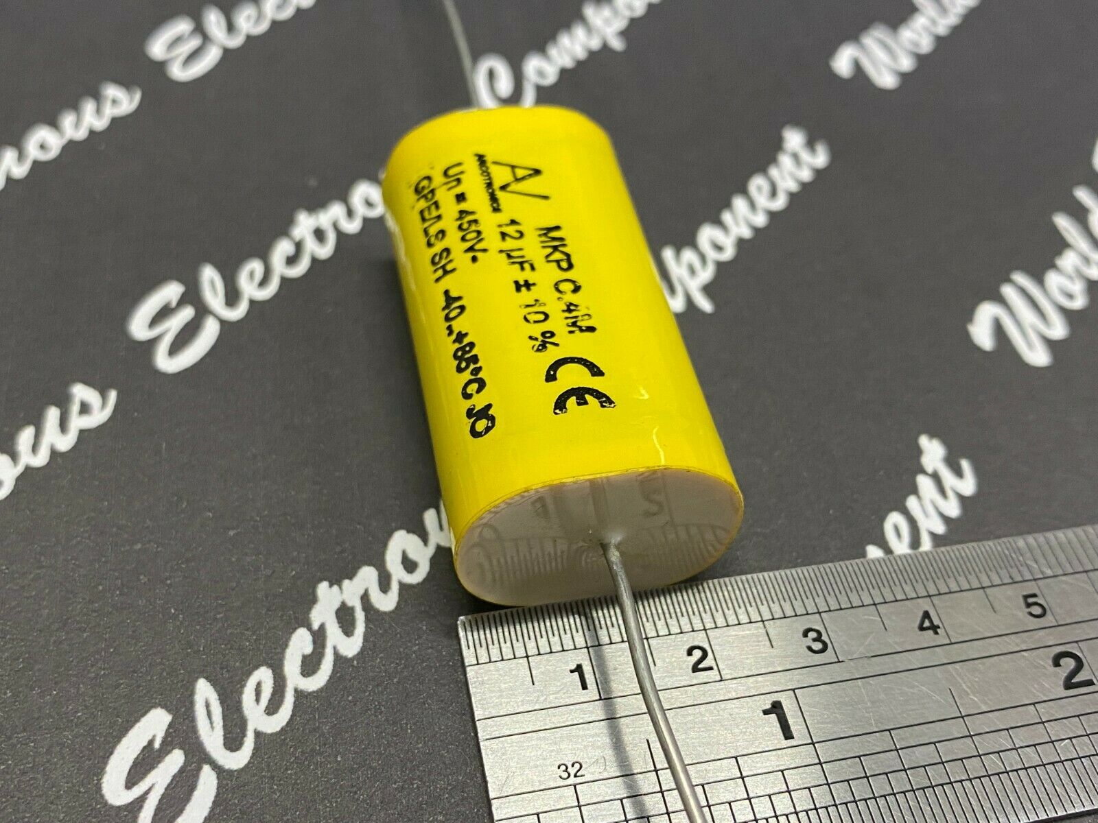 1pcs - ARCOTRONICS 12uF 450V 10% MKP C.4M Axial Film Capacitor