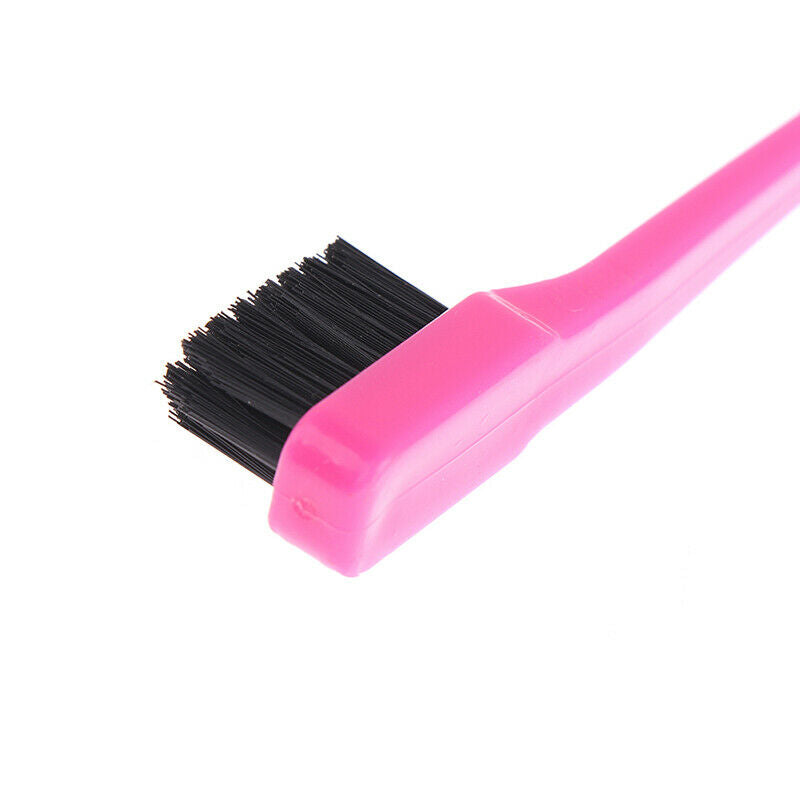 Women Girl Double Side Edge Control Hair Comb Hair Styling Hair Brush ran.l8