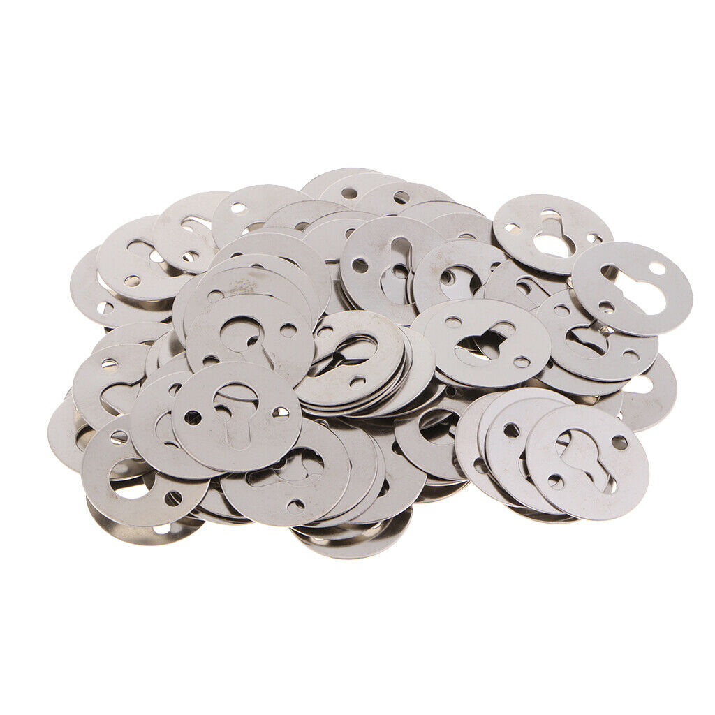 100x Metal Round Keyhole Shelf Hangers  Hangers For Picture Frame
