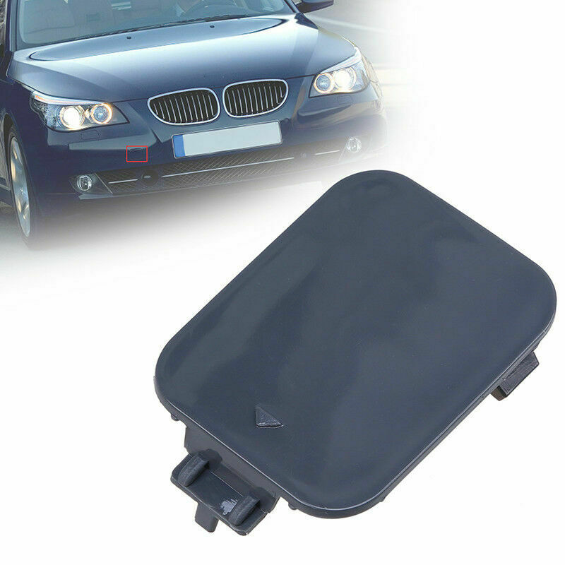 For BMW E60 E61 520i 528i 528xi 535i Front Bumper Tow Hook Cap cover Eye Access