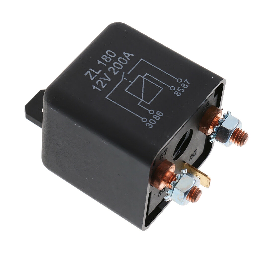 12V 200A AMP 5-Pin SPDT Split Load Automotive Relay of Cars Vehicles Van Boat