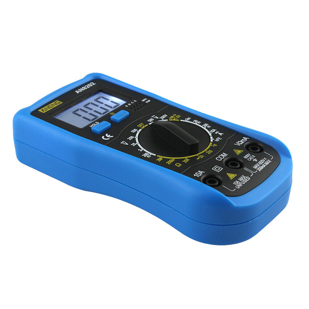 AN8202 Digital LCD Multimeter Backlight AC/DC Ohm Voltage Ammeter Tester @