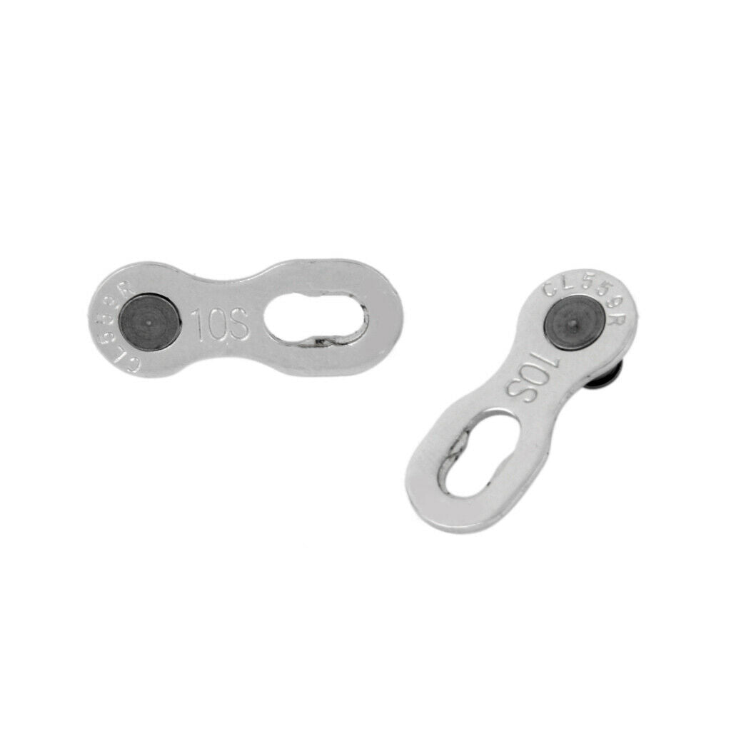 8x Missing Link Bike Reusable 10 Speed Steel Quick Link Coupling Chain Magic