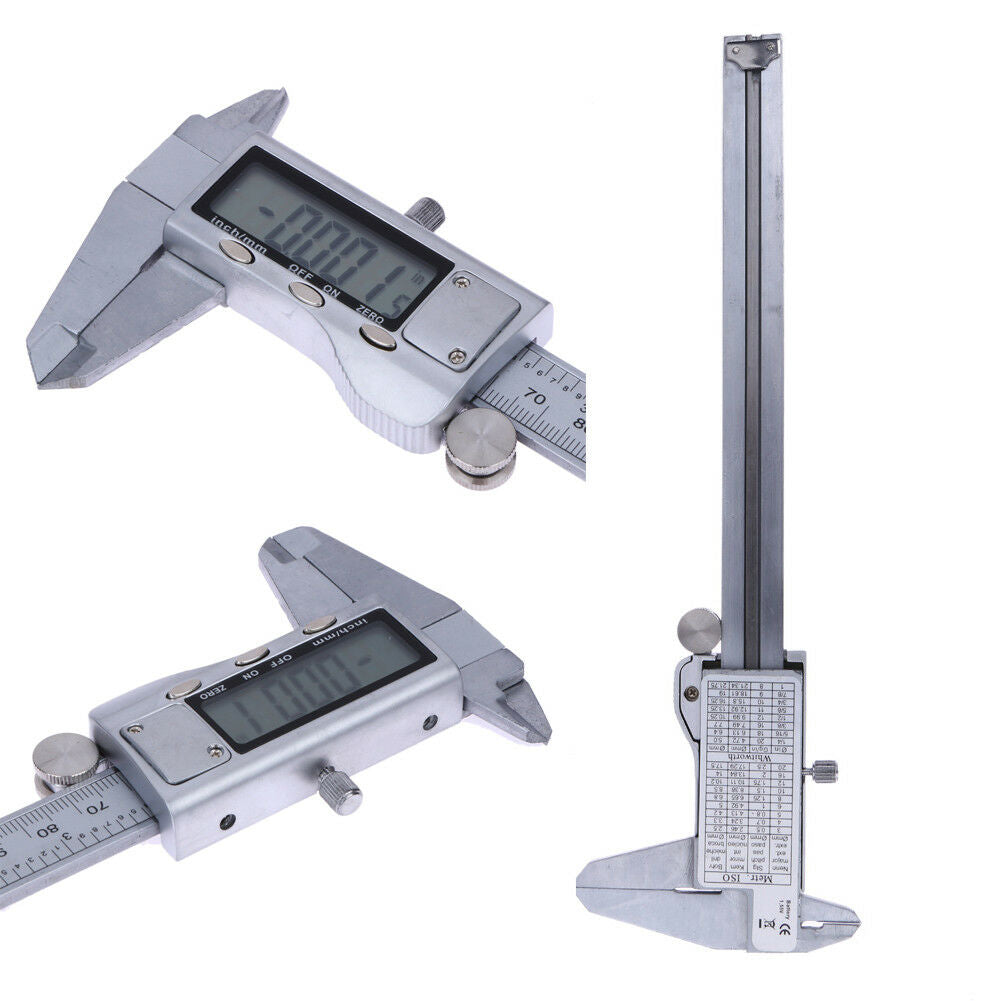 0-150mm/6in Digitals Electronic Gauge Stainless Steel Vernier Caliper Micrometer