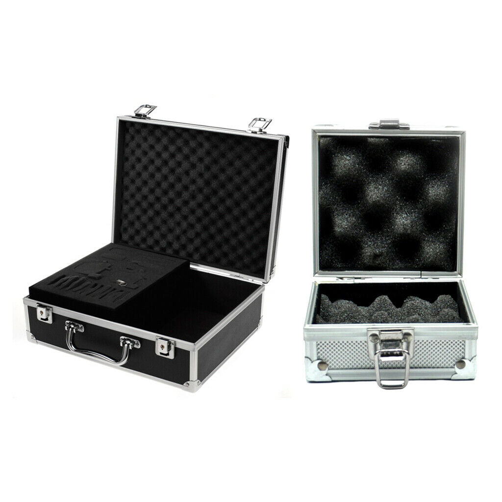 2 Packs Travel Rotary Tattoo Machine Case Cosmetic Organizer Container Box