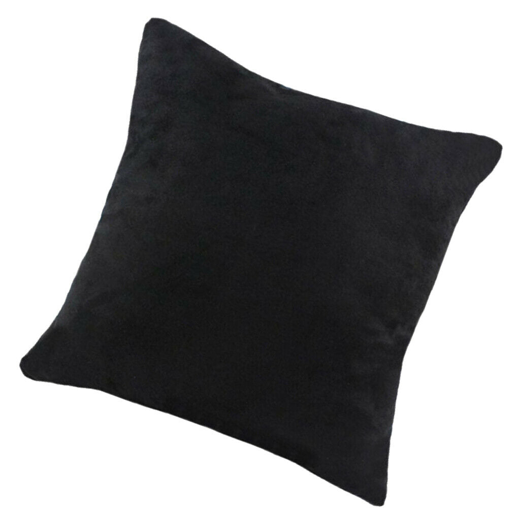 2x Velvet Square Pillow Covers Cushion Pillowcases Soft Bedroom 18x18inch