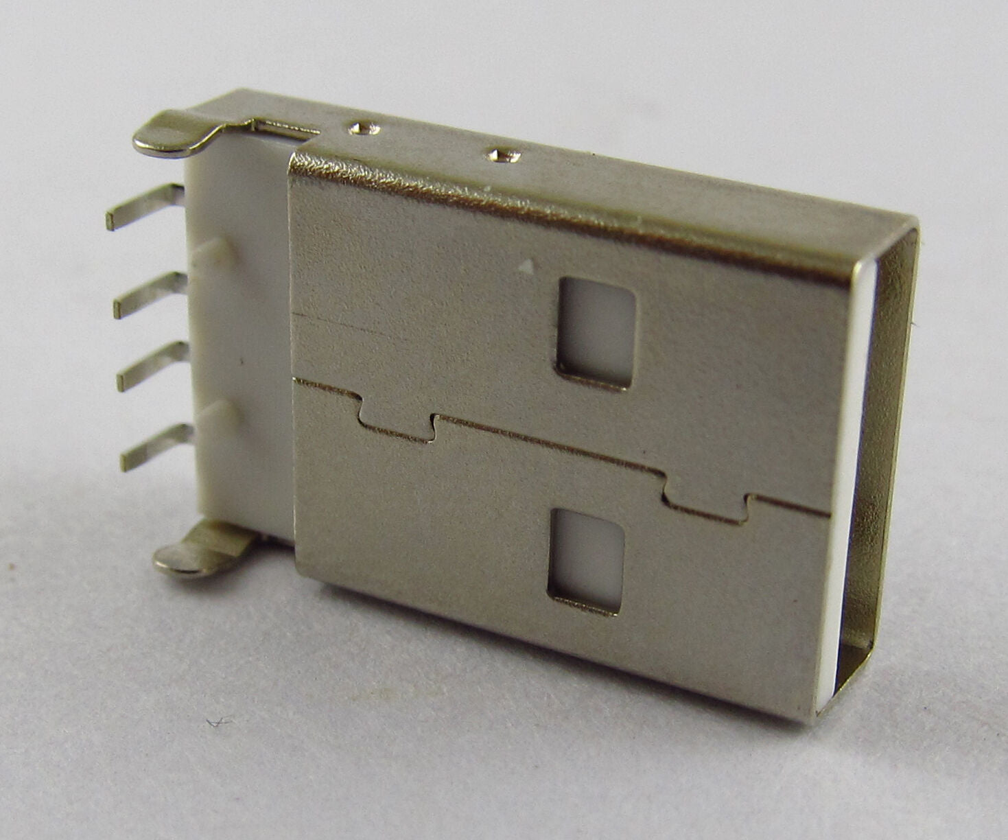 1pc A Type 90 Degreee Right Angle USB 4pin Male Socket Connector PCB Socket