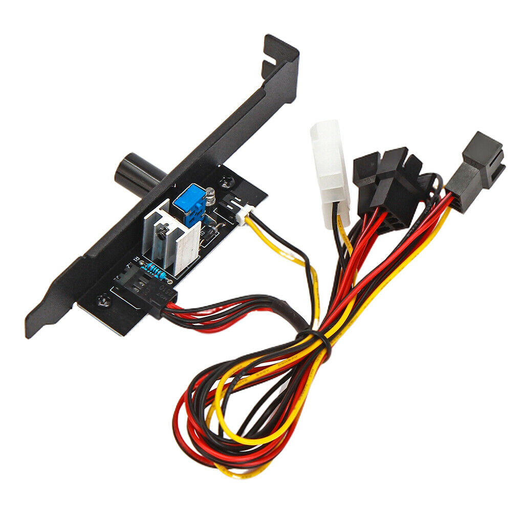 3 Channels Fan Temperature Controller Speed Governor Cooling Kit for PC Fans