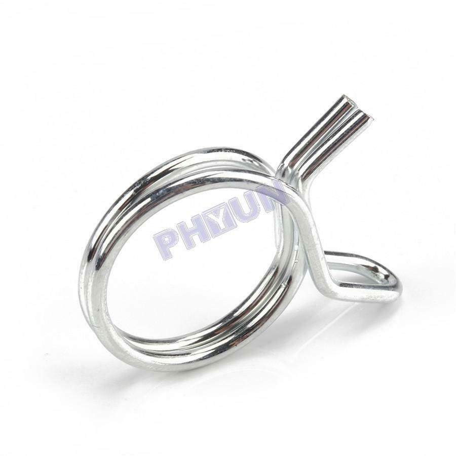 75x Double Wire Fuel Line Hose Tube Spring Clamps Kit Î¦7 Î¦9 Î¦11 Î¦13 Î¦16 Î¦18 Î¦22