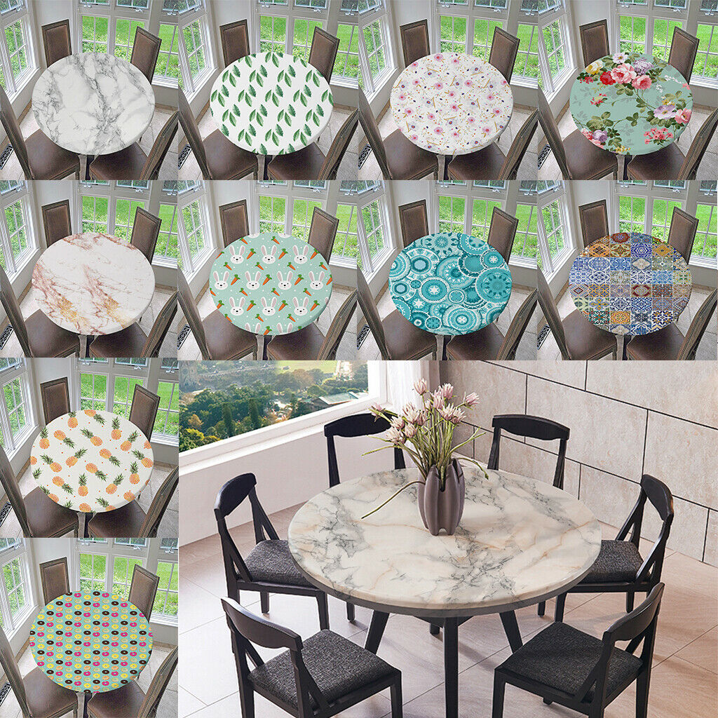 2X Replacement 120cm 48" Table Cover Non-slip Table Cloth for Round Table