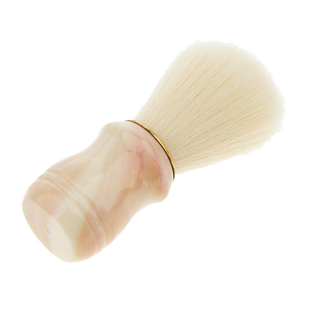 Mens Beard Mustache Shaving Brush Bristles Hair Removal Neck Duster Brush