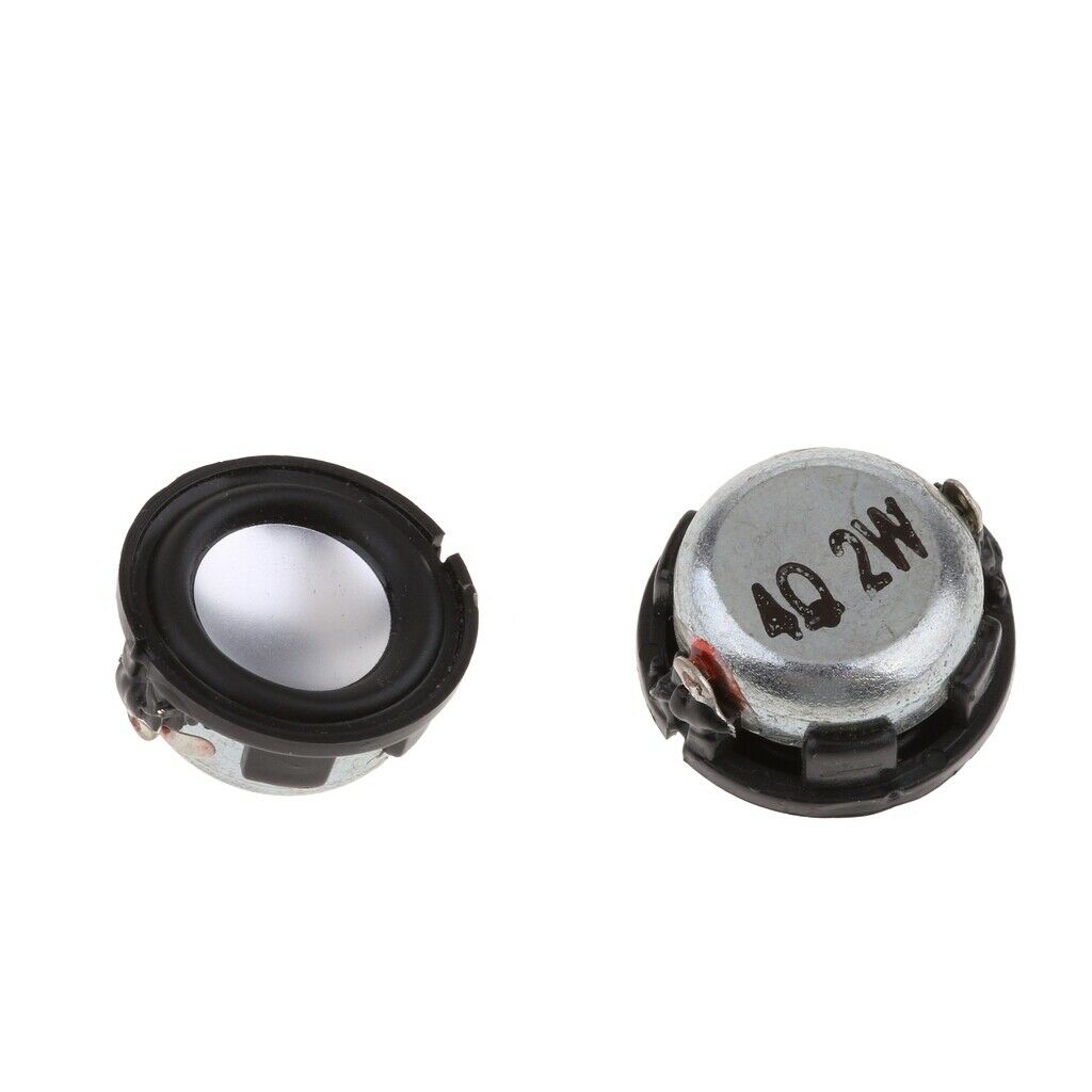 2X 23mm Full-range Audio Speaker Stereo Loudspeaker DIY Trumpet Horn 2W