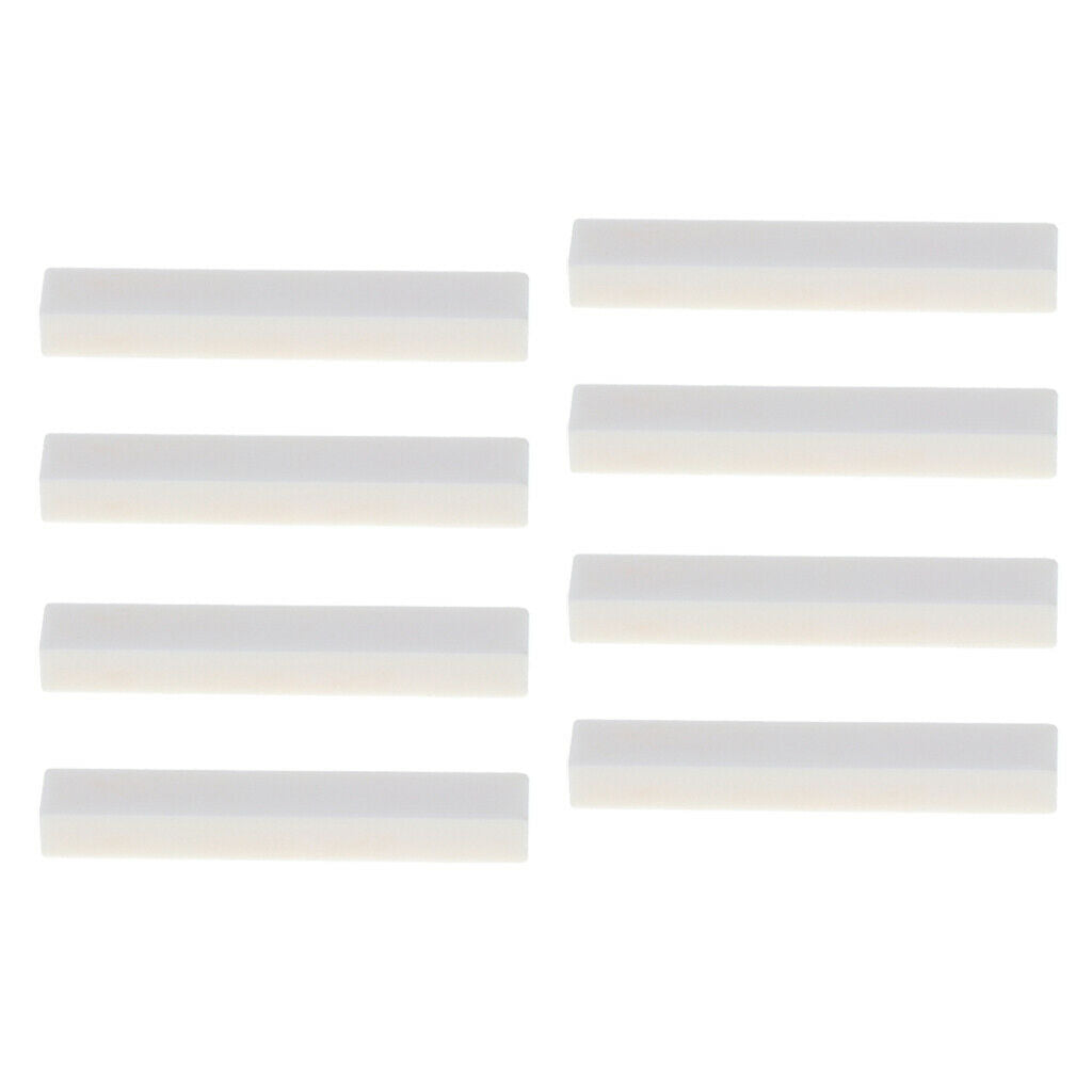 8pcs High-quality Cattle Bone Acoustic Guitar Nut for Classical Cigar Guitar