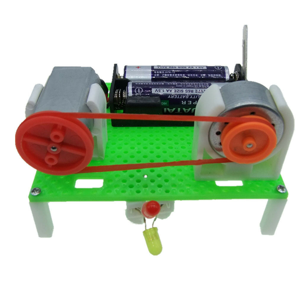 Battery Powered Electric Motor Car DIY Educational Gadget Hobby Robot Kits