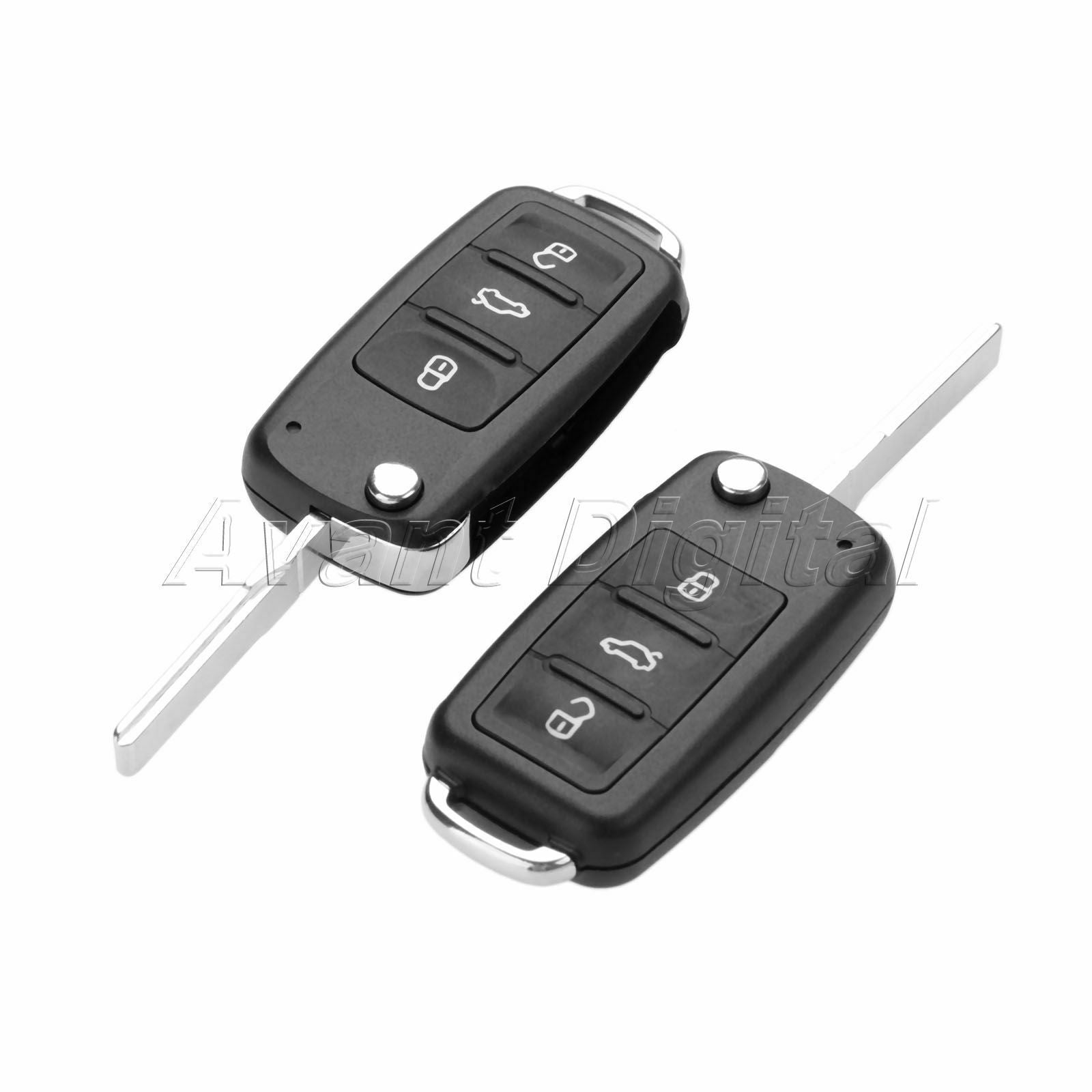 2Pcs Remote Key 3 Buttons 434 MHz 5K0837202AD Fit For  Eos 2009-2014