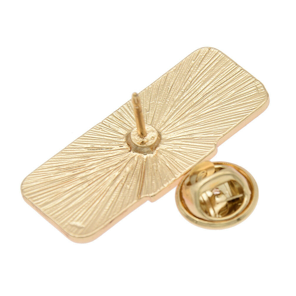 6Pcs Enamel Corsage Brooch Pin Shirt Collar Pins Retro Tape Recorder Gifts Ball