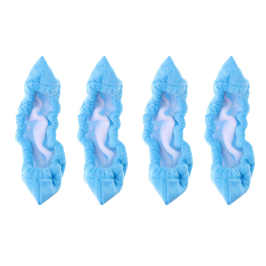 Hockey Skate Blade Covers Guards Soakers Absorbent Light Blue One Size