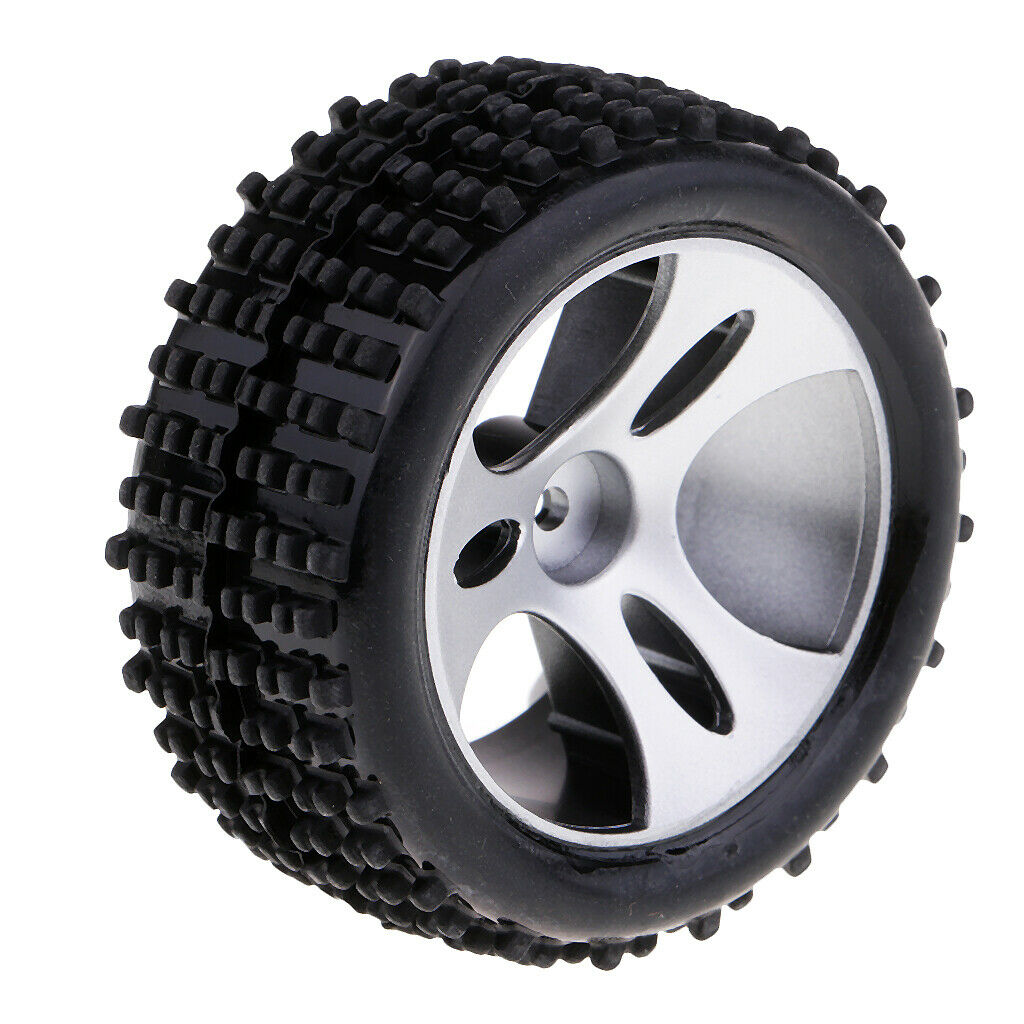 1/18 Scale RC Buggy Accessory Tire Tyre Wheel Rim 2P for WLtoys A959 A959-01