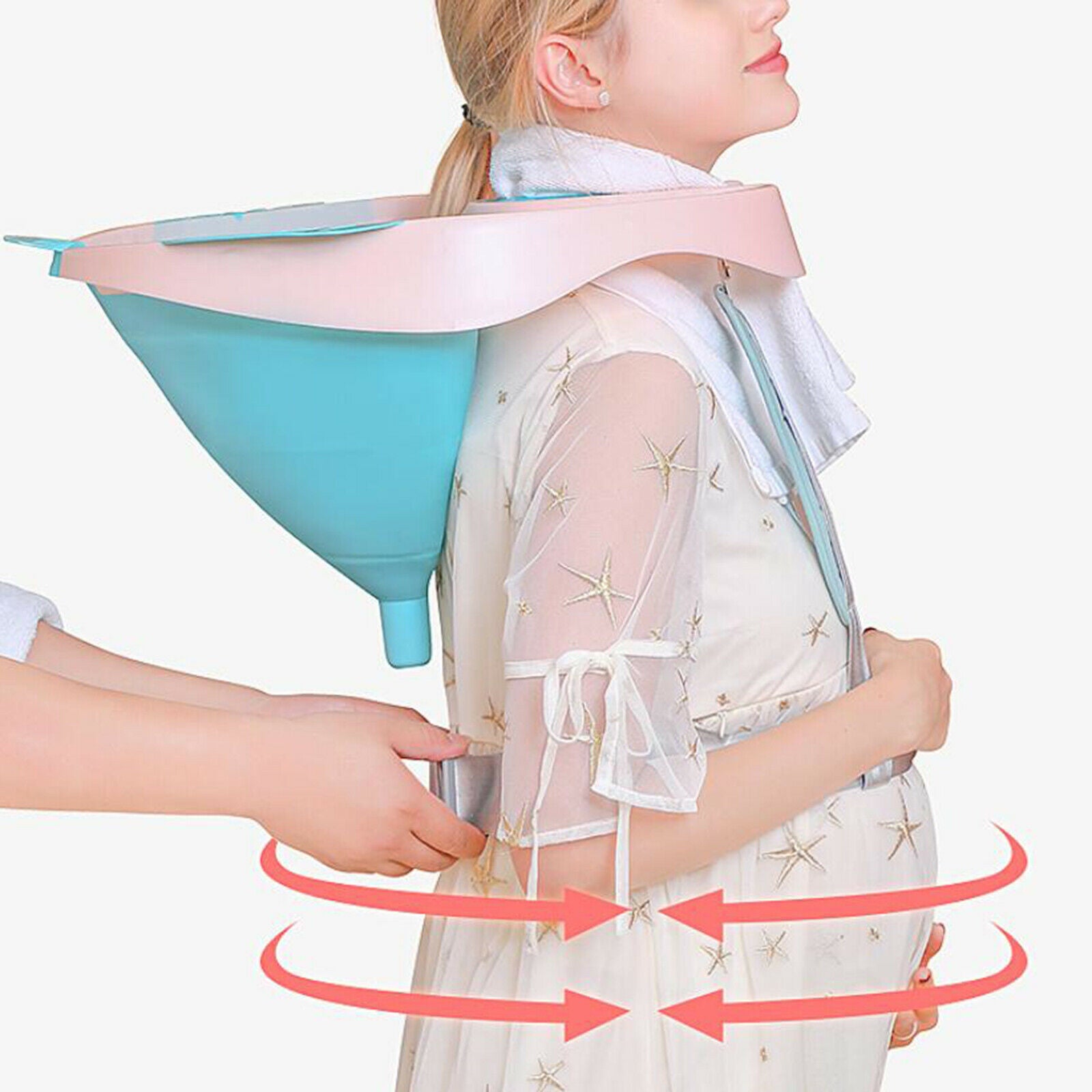 Comfortable Hair Washing Sink Bowl for Bedridden Patients Professional