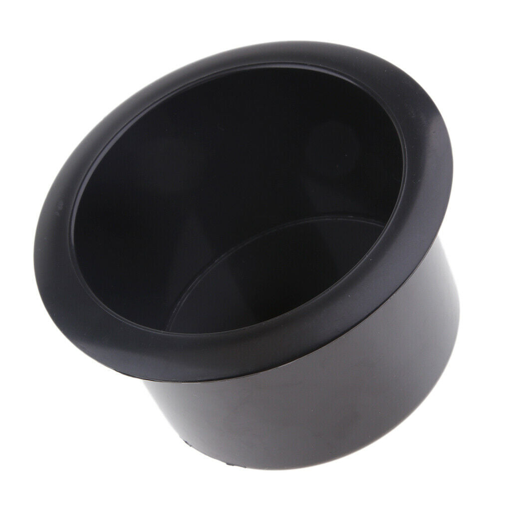 84mm Newly Black Boat Plastic Cup Drink Can Holder Boat Marine RV Universal