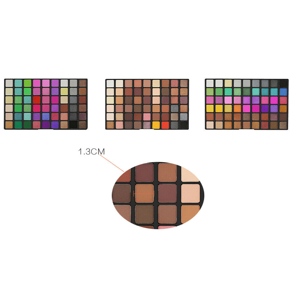 162 Colors Matte Glitter Eyeshadow Shadow Palette Highlight Shimmer Pigment