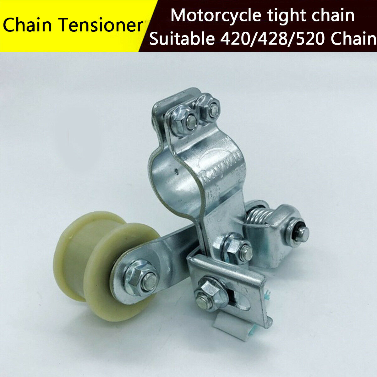 Steel Roller Wheel Chain Tensioner Adjuster For 420/428/520 Motorcycle Chain