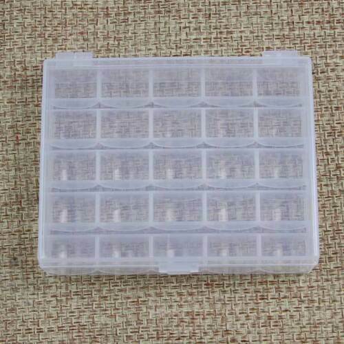 Clear Plastic Case Box For Bobbin Spool Bobbin Sewing Machine Storage