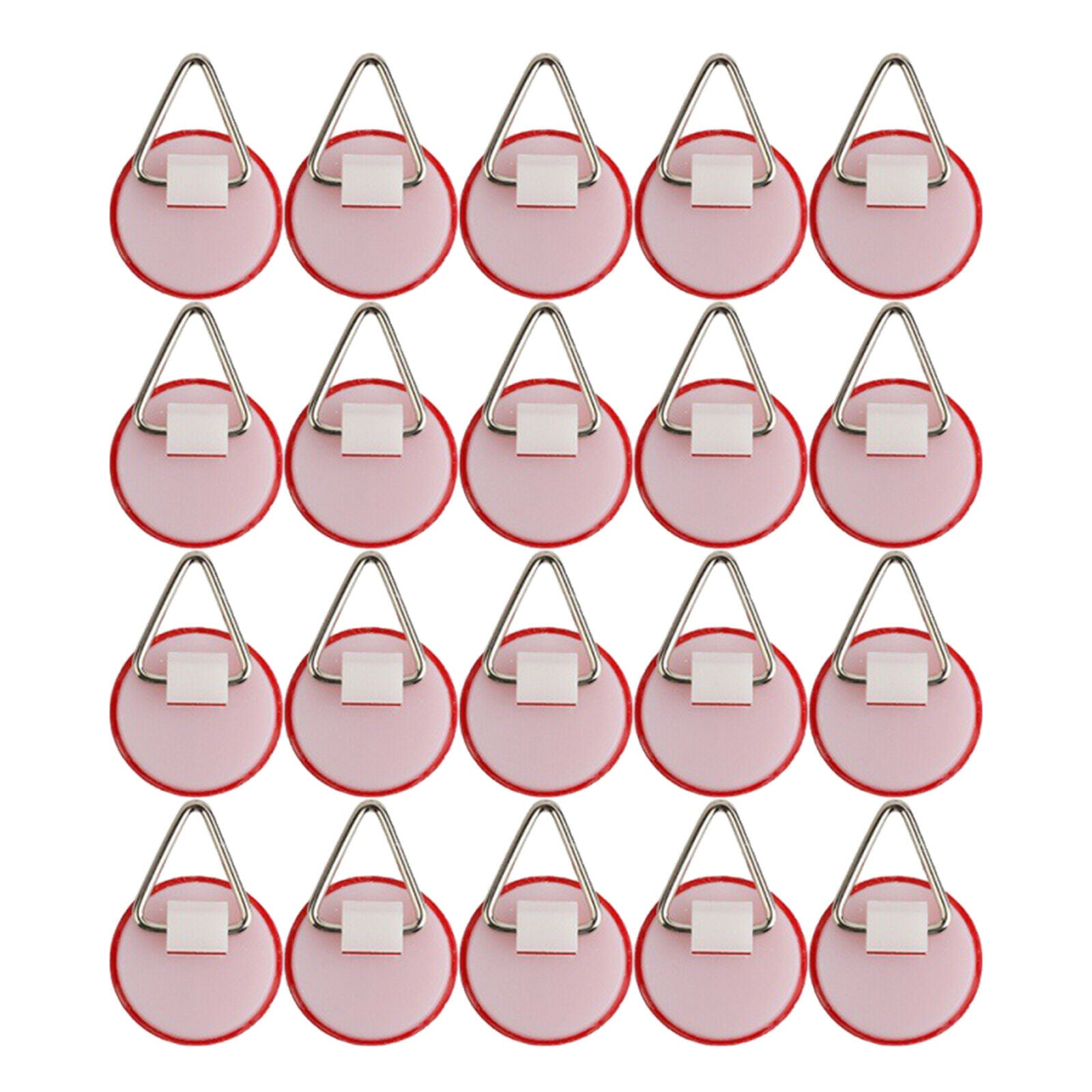 20 Pcs Adhesive Plate Hangers For Wall Disc Hanger Invisible Picture Holder